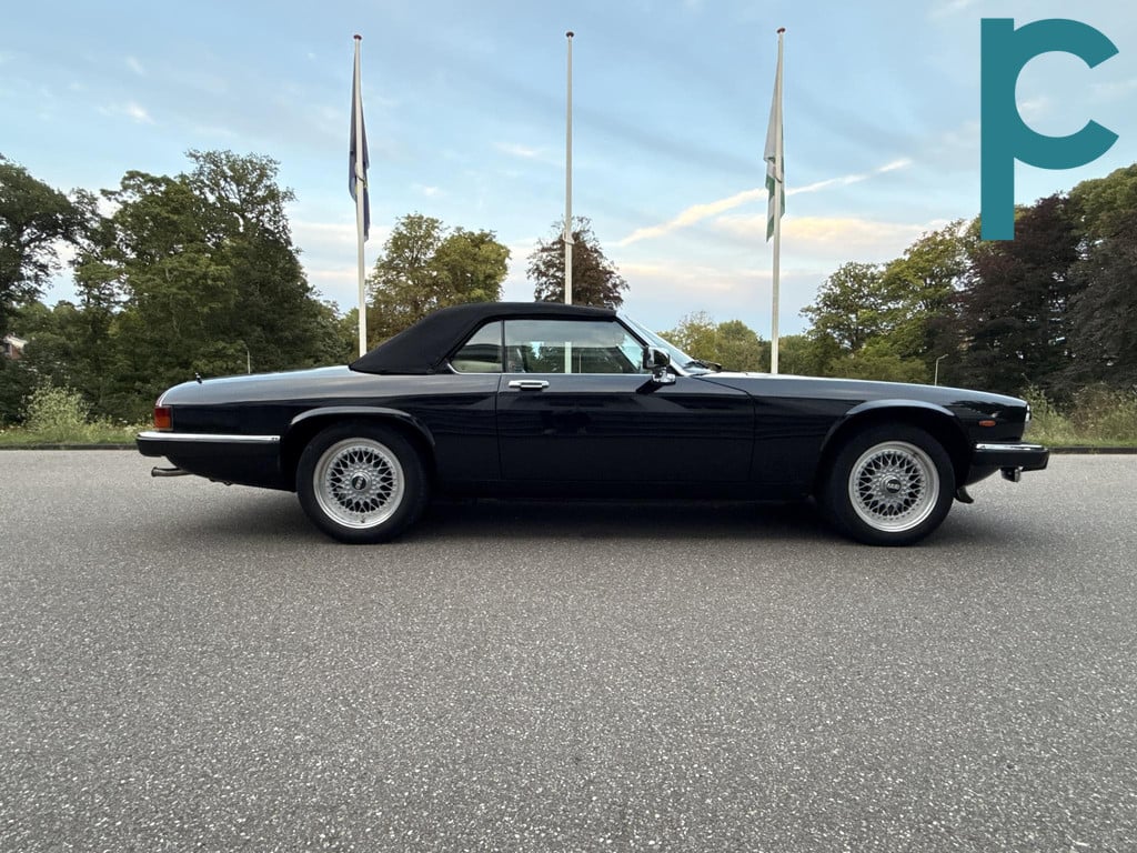 Jaguar XJ XJS V12 convertible 5.3L EU Auto Pionolak zwart beige leder